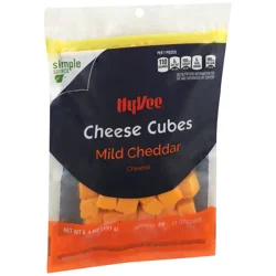 Hy-vee Mild Cheddar Cheese Cubes