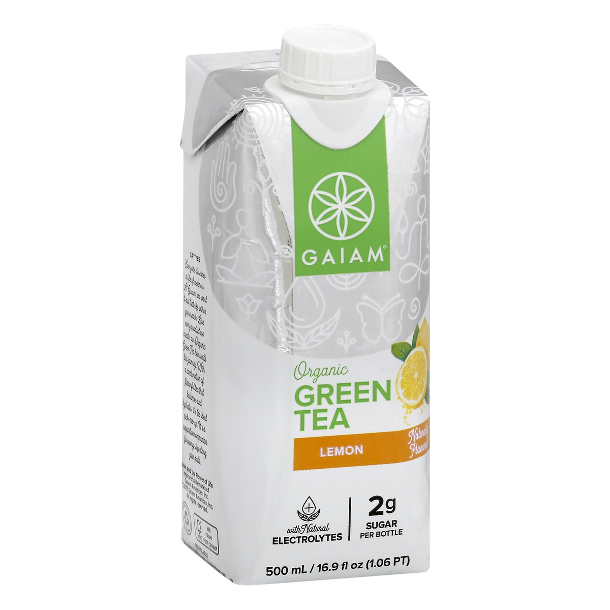 slide 4 of 14, Gaiam Green Tea, Lemon, Organic - 16.9 oz, 16.9 oz