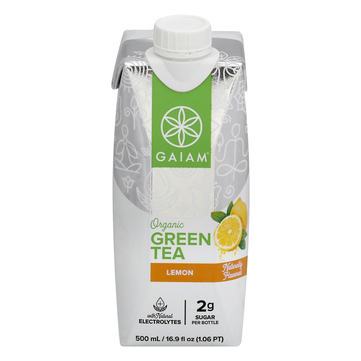 slide 9 of 14, Gaiam Green Tea, Lemon, Organic - 16.9 oz, 16.9 oz
