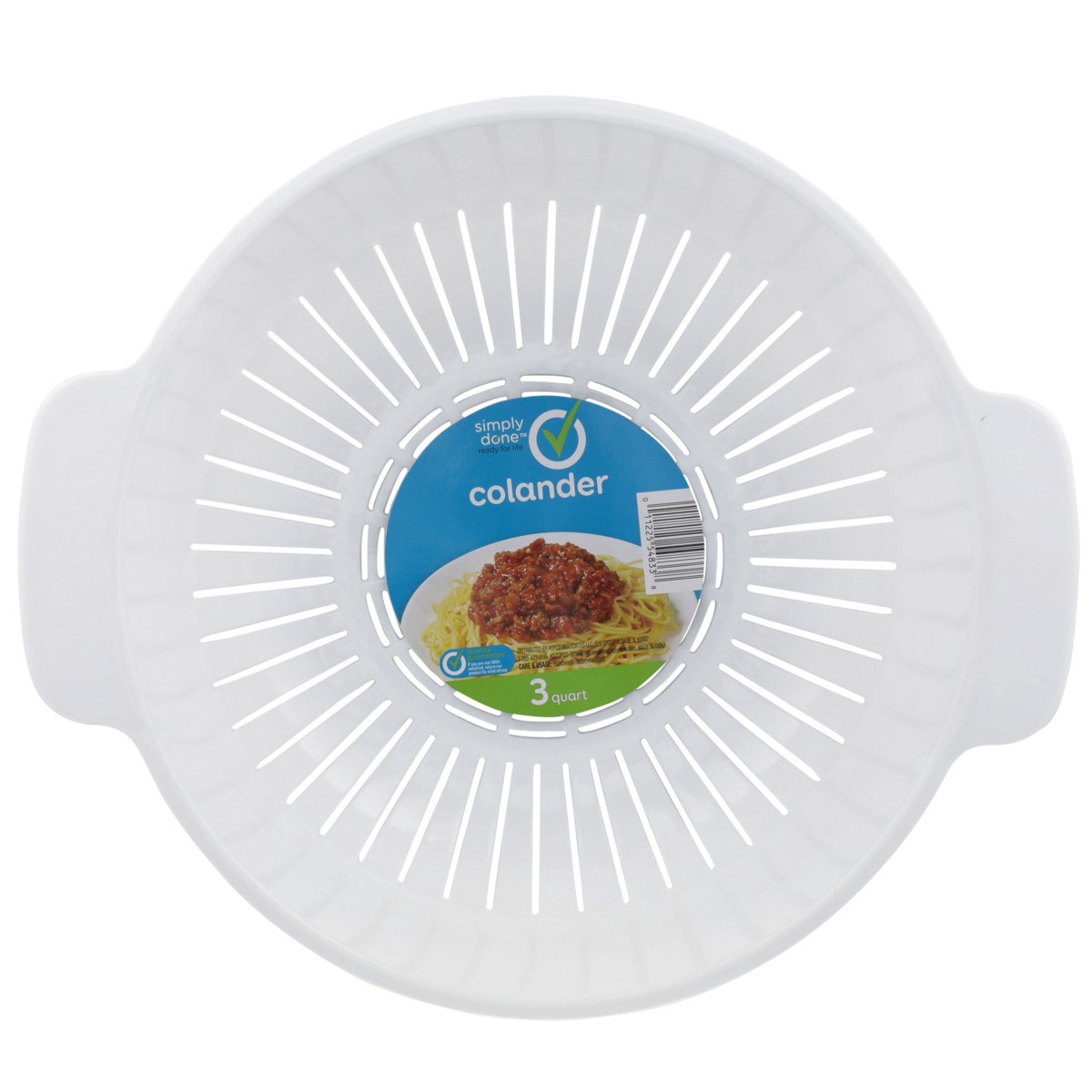 slide 2 of 8, Simply Done Colander, 3 qt