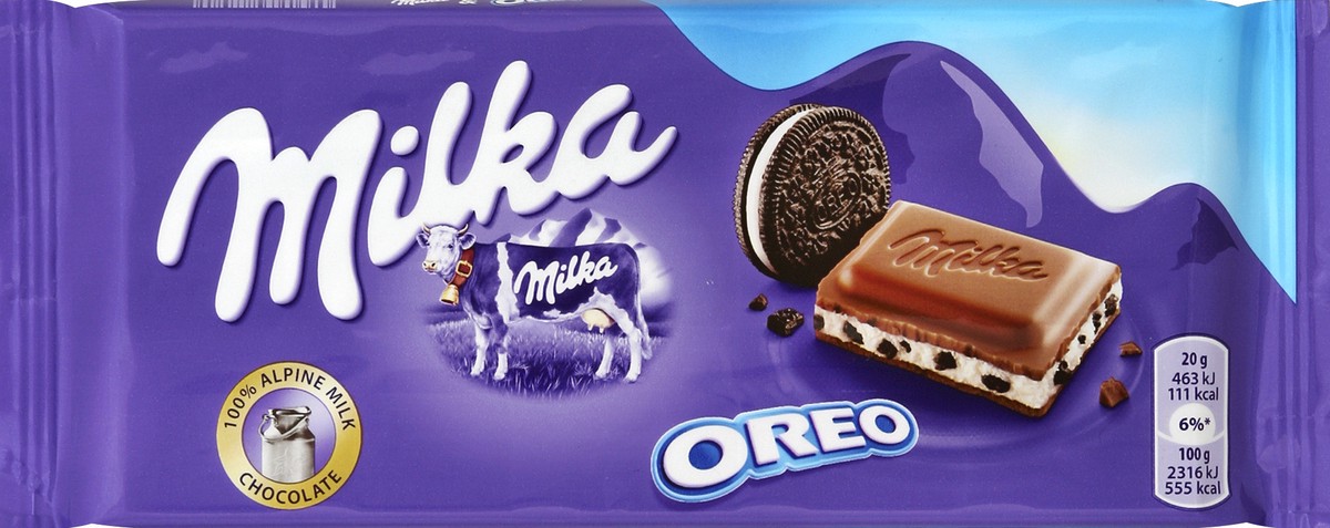 slide 2 of 5, Milka Milka & Oreo 3.5 oz, 3.5 oz