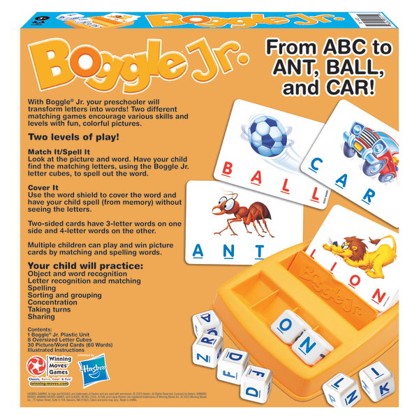 slide 2 of 3, Winning Moves Boggle Jr. Tabletop Game, Ages 3+, 1 ct
