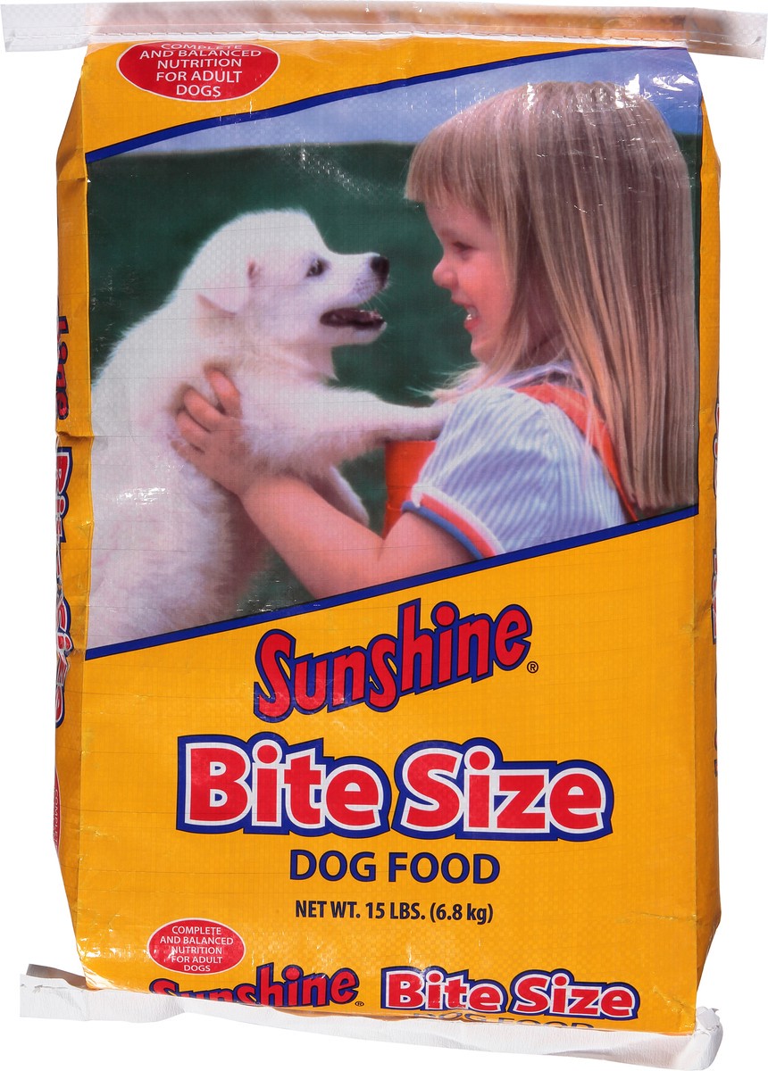 slide 2 of 9, Sunshine Bite Size Dog Food 15 lb, 15 lb