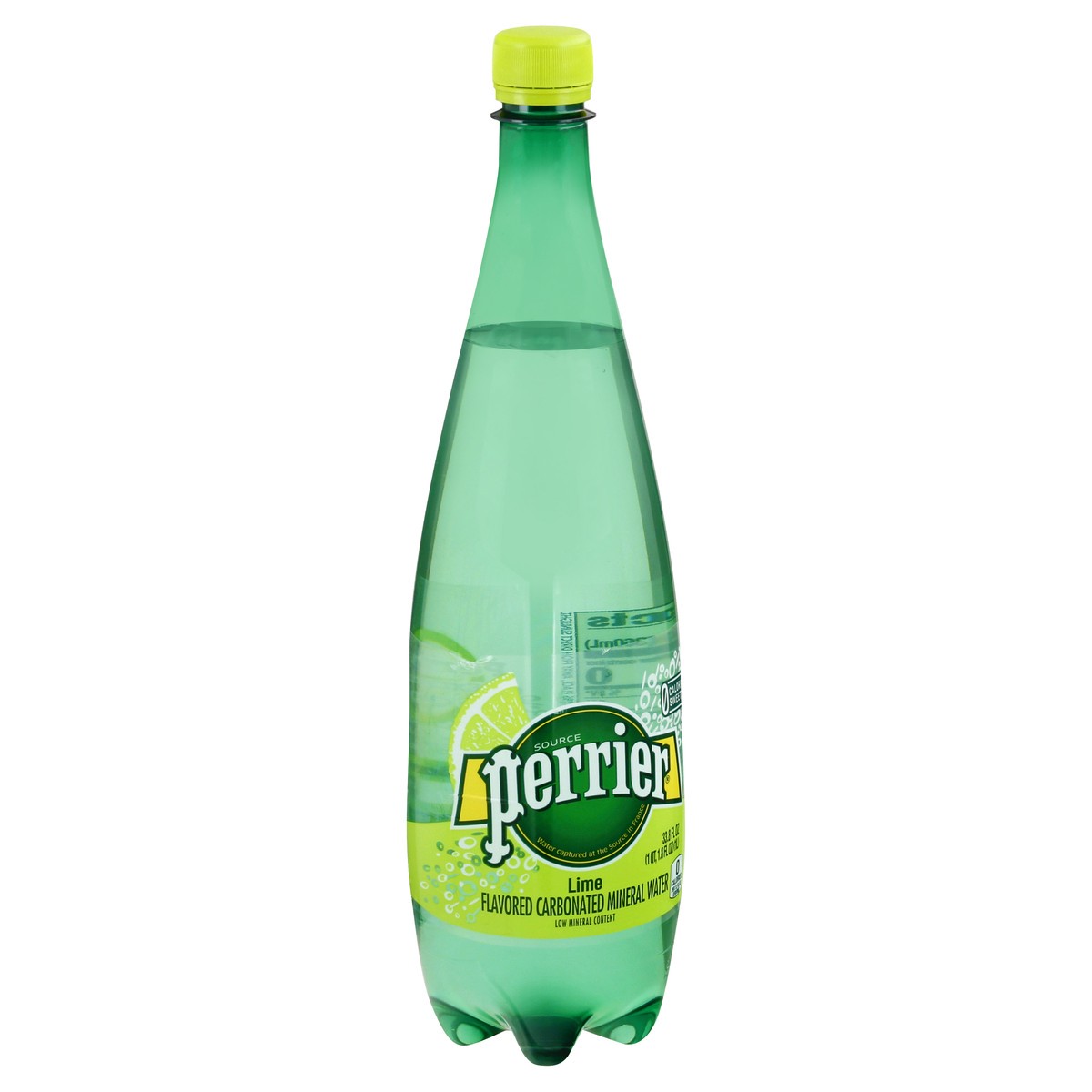 slide 9 of 9, Perrier Lime Flavored Sparkling Water, Plastic Water Bottle - 33.8 oz, 33.8 oz