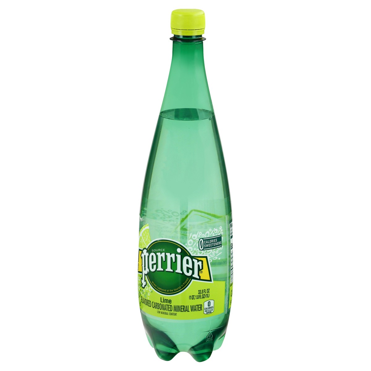 slide 8 of 9, Perrier Lime Flavored Sparkling Water, Plastic Water Bottle - 33.8 oz, 33.8 oz