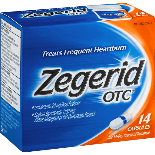 Zegerid OTC Heartburn And Acid Reduce For Frequent Heartburn Capsules ...