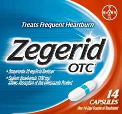 Zegerid Otc Capsules Acid Reducer 14 ea Box