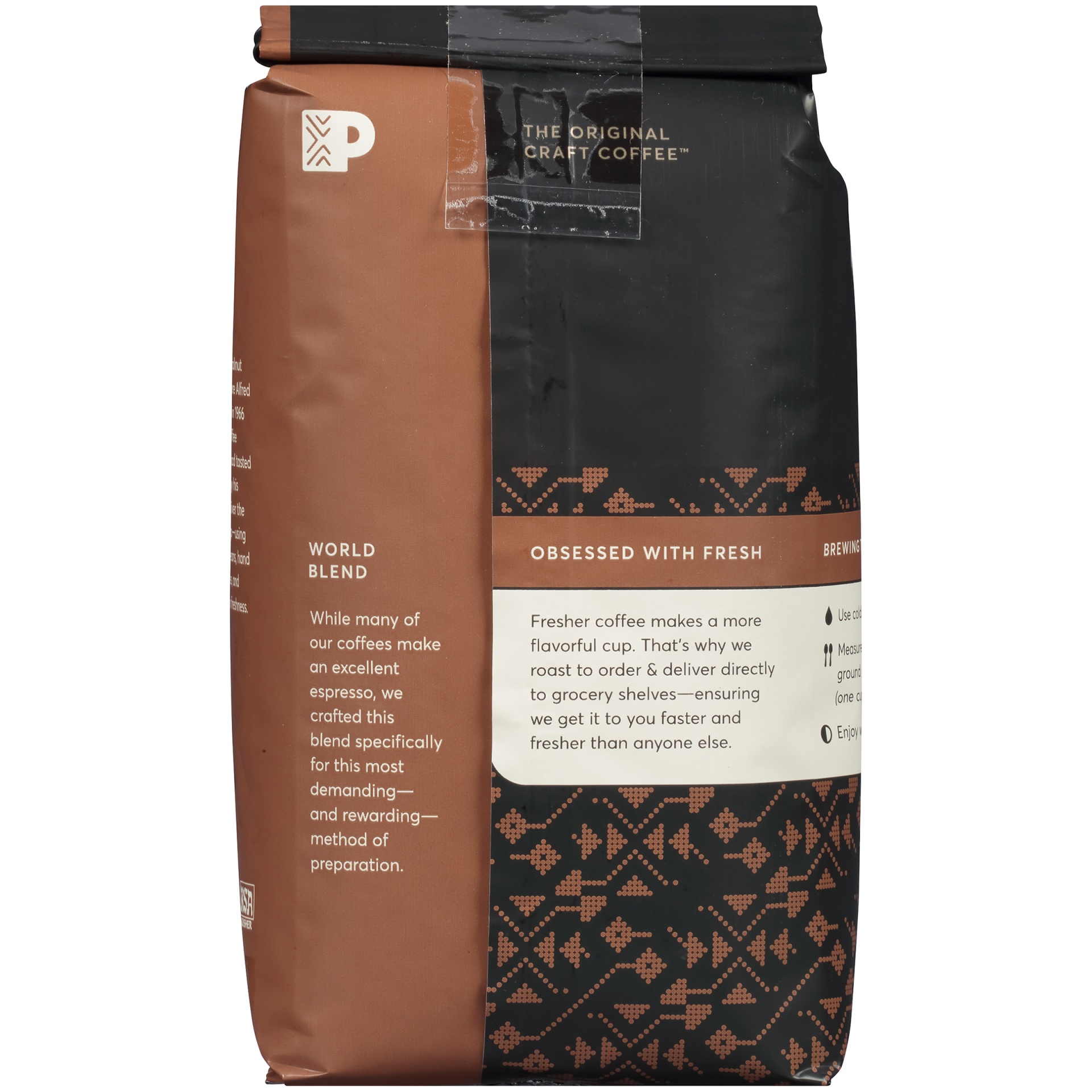 slide 5 of 6, Peet's Coffee Espresso Forte Dark Roast Whole Bean Coffee - 12 oz, 12 oz