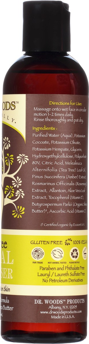 slide 10 of 12, Dr. Woods Tea Tree Facial Cleanser 8 fl oz, 8 fl oz