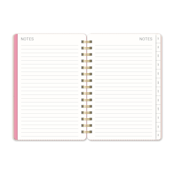 slide 9 of 10, 2025 Orange Circle Studio Weekly/Monthly Agatha Planner, 6-1/2"" X 4-1/2"", Lazy Daisies, January To December, 1 ct