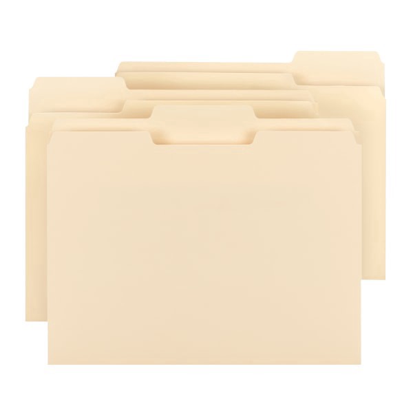 slide 3 of 3, Office Depot Brand File Folders, 1/3 Cut, Letter Size, Manila, Pack Of 250, 250 ct
