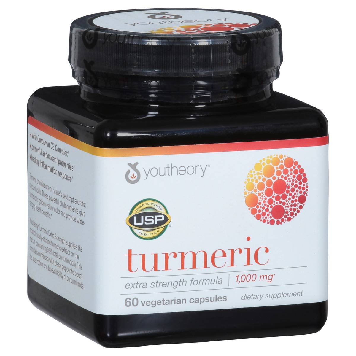 slide 2 of 9, youtheory Extra Strength Formula Turmeric 60 Capsules, 60 ct