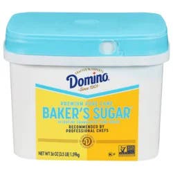 Domino Pure Cane Ultrafine Granulated Baker's Sugar™, 3.5 lb Tub