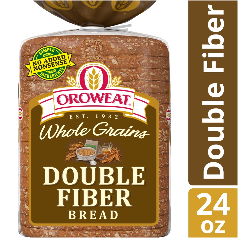 slide 2 of 9, Arnold Oroweat Double Fiber Bread - 24oz, 