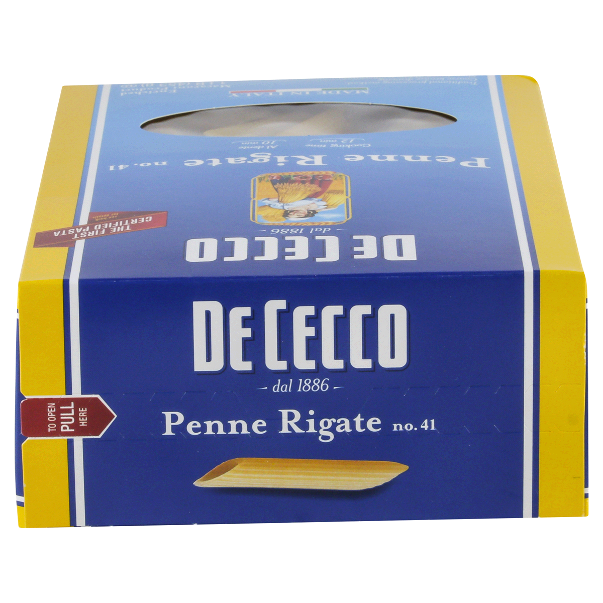 slide 6 of 6, De Cecco Penne Rigate Pasta, 