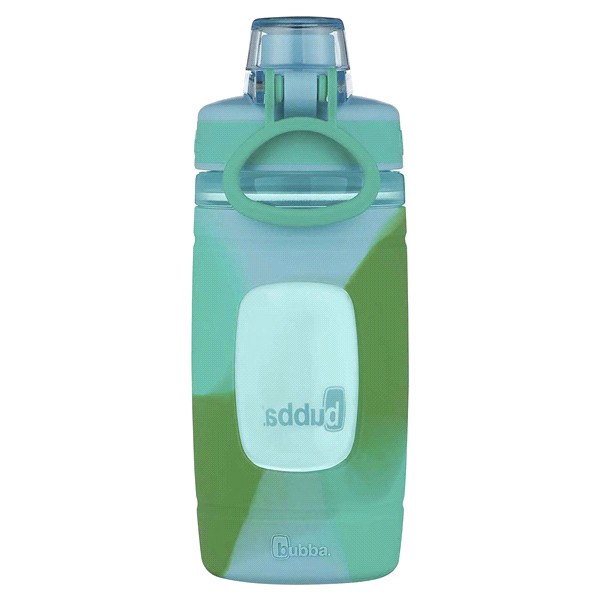 slide 7 of 9, Bubba Flo Kids Water Bottle with Silicone Sleeve Crystal Ice, 1 ct