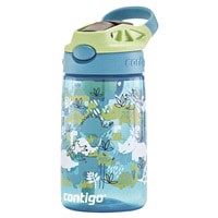 slide 3 of 21, Contigo Kids Water Bottle with Redesigned AUTOSPOUT Straw, Dinos, 14 oz