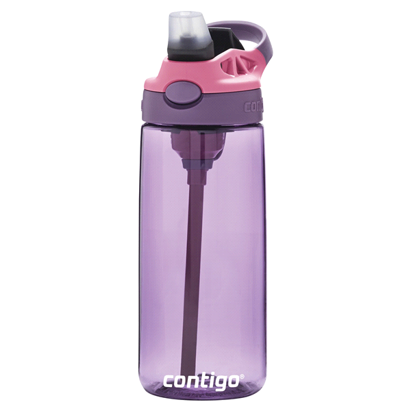 slide 13 of 21, Contigo Kids Water Bottle with Redesigned AUTOSPOUT Straw, Eggplant & Punch, 20 oz