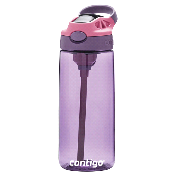 slide 17 of 21, Contigo Kids Water Bottle with Redesigned AUTOSPOUT Straw, Eggplant & Punch, 20 oz