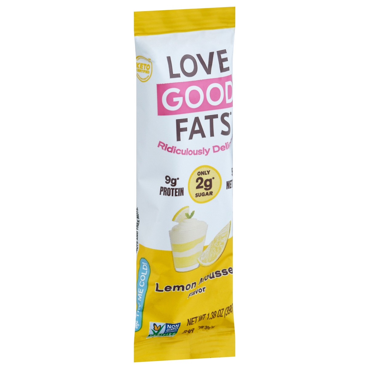 slide 3 of 9, Love Good Fats Lemon Mousse Bar, 1 ct