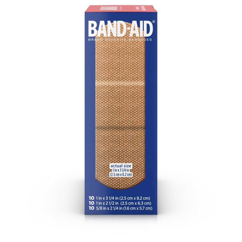 slide 3 of 9, BAND-AID Band-Aid Brand Adhesive Bandages Family Variety Pack, 30 Count, 30 ct