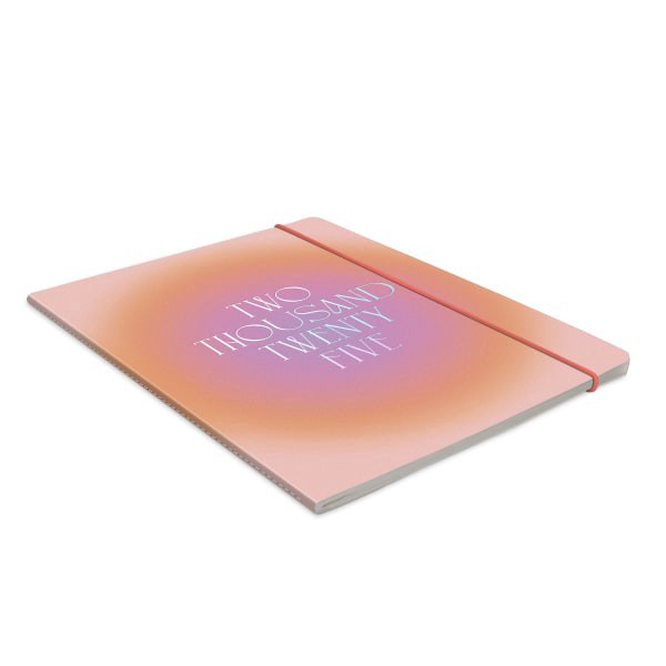 slide 7 of 7, 2025 Orange Circle Studio Just Right Monthly Planner, 9-3/4"" X 7-1/2"", Sunset Splash, January To December, 1 ct