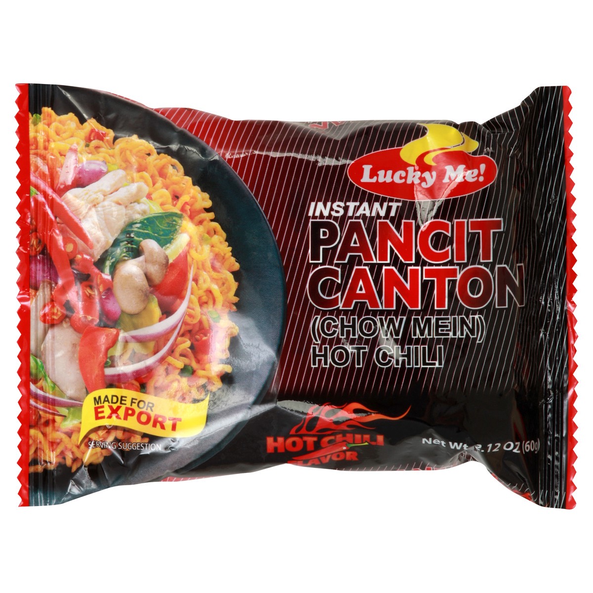 slide 8 of 8, Lucky Me! Lucky Me Pancit Hot Chili Pouch - 2.29 Oz, 2.29 oz
