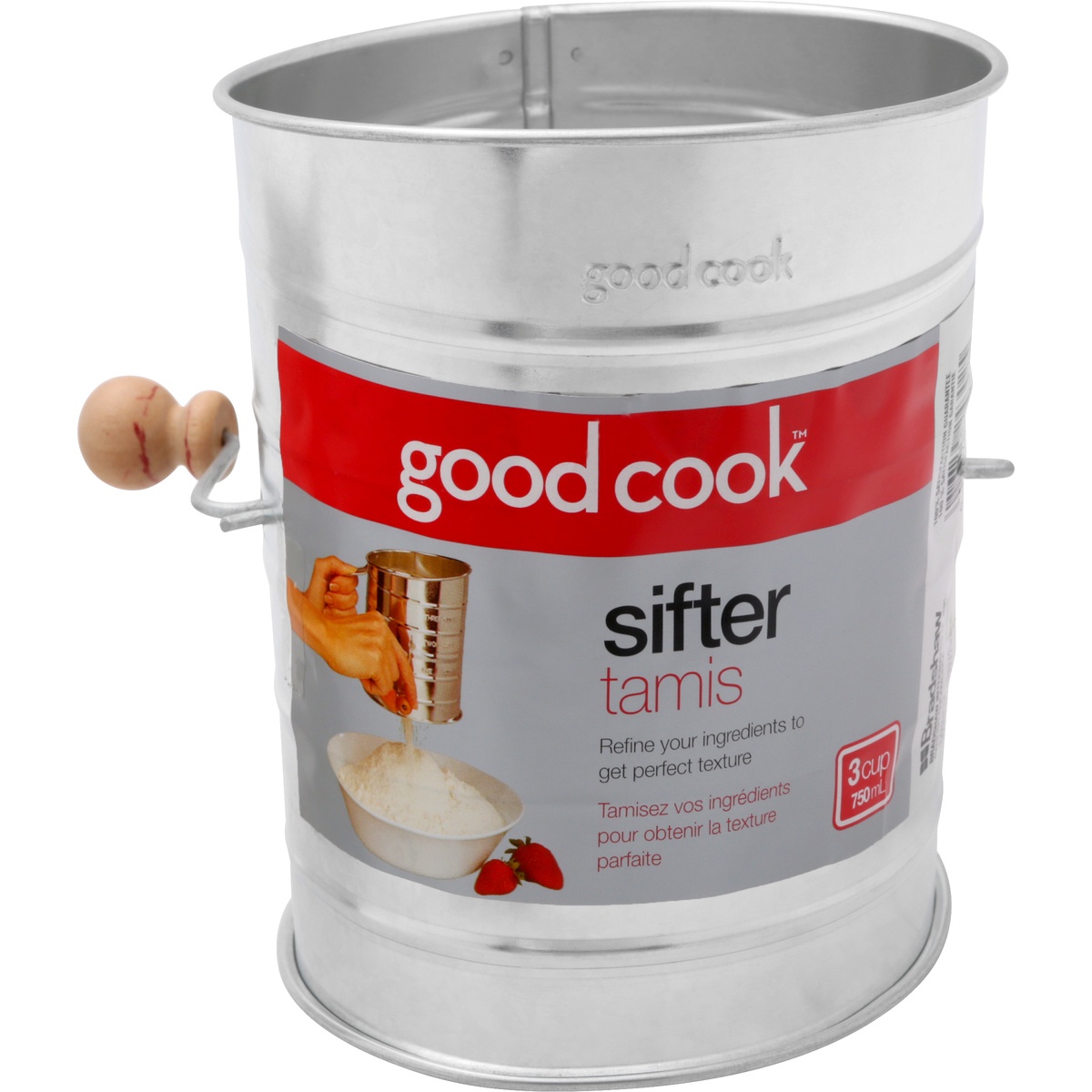 slide 1 of 1, Good Cook Sifter, 3 Cup, 1 ct