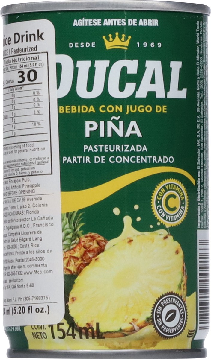 slide 3 of 14, Ducal Pineapple Juice Drink - 5.20 fl oz, 5.2 fl oz