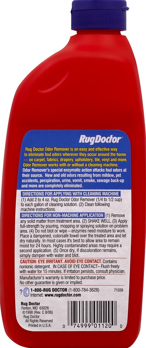 slide 3 of 3, Rug Doctor Odor Remover 16 oz, 16 oz