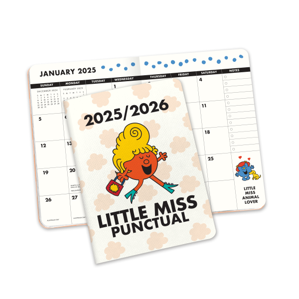 slide 4 of 7, 2025-2026 Orange Circle Studio 24-Month Monthly Pocket Planner, 6-1/2"" X 4-5/8"", Little Miss Punctual, January To December, 1 ct