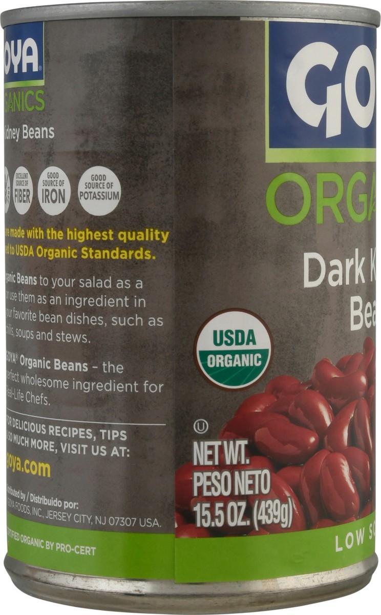 slide 4 of 9, Goya Organics Beans Dark Kidney Low Sodium Can - 15.5 Oz, 15.5 oz