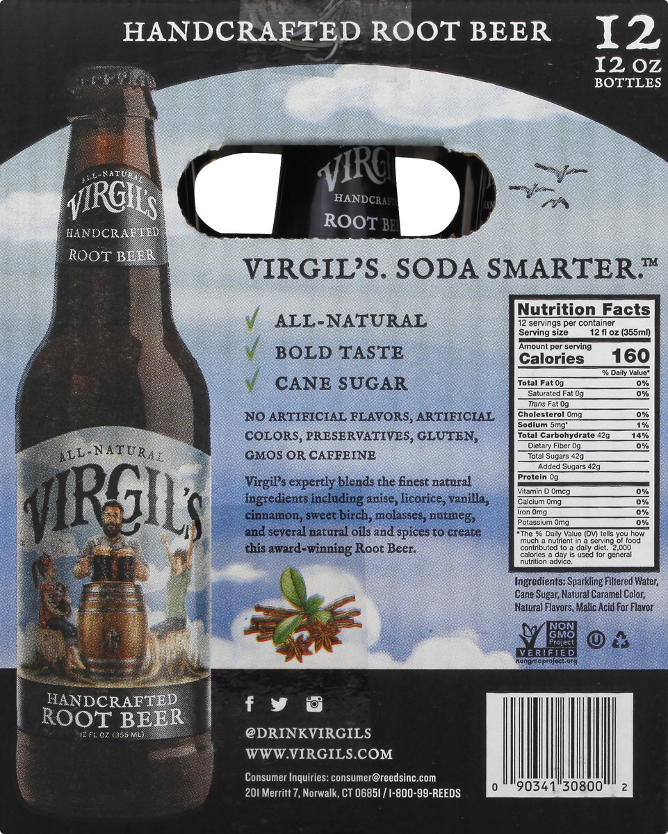 slide 3 of 13, Virgil's Handcrafted Root Beer- 12 ct, 12 ct; 12 oz