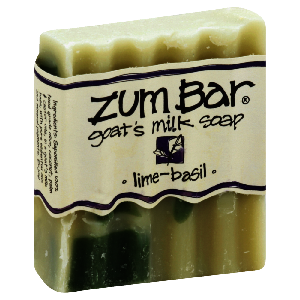 slide 1 of 4, Indigo Wild Zum Lime Basil Bar Soap, 3 oz