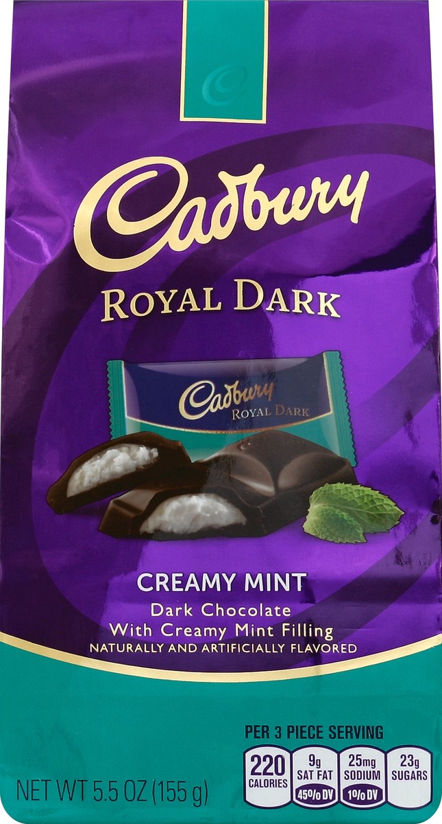 slide 4 of 4, Cadbury Creamy Mint Pouch, 5.5 oz