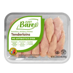 Just BARE Boneless Skinless Chicken Tenders Family Pack