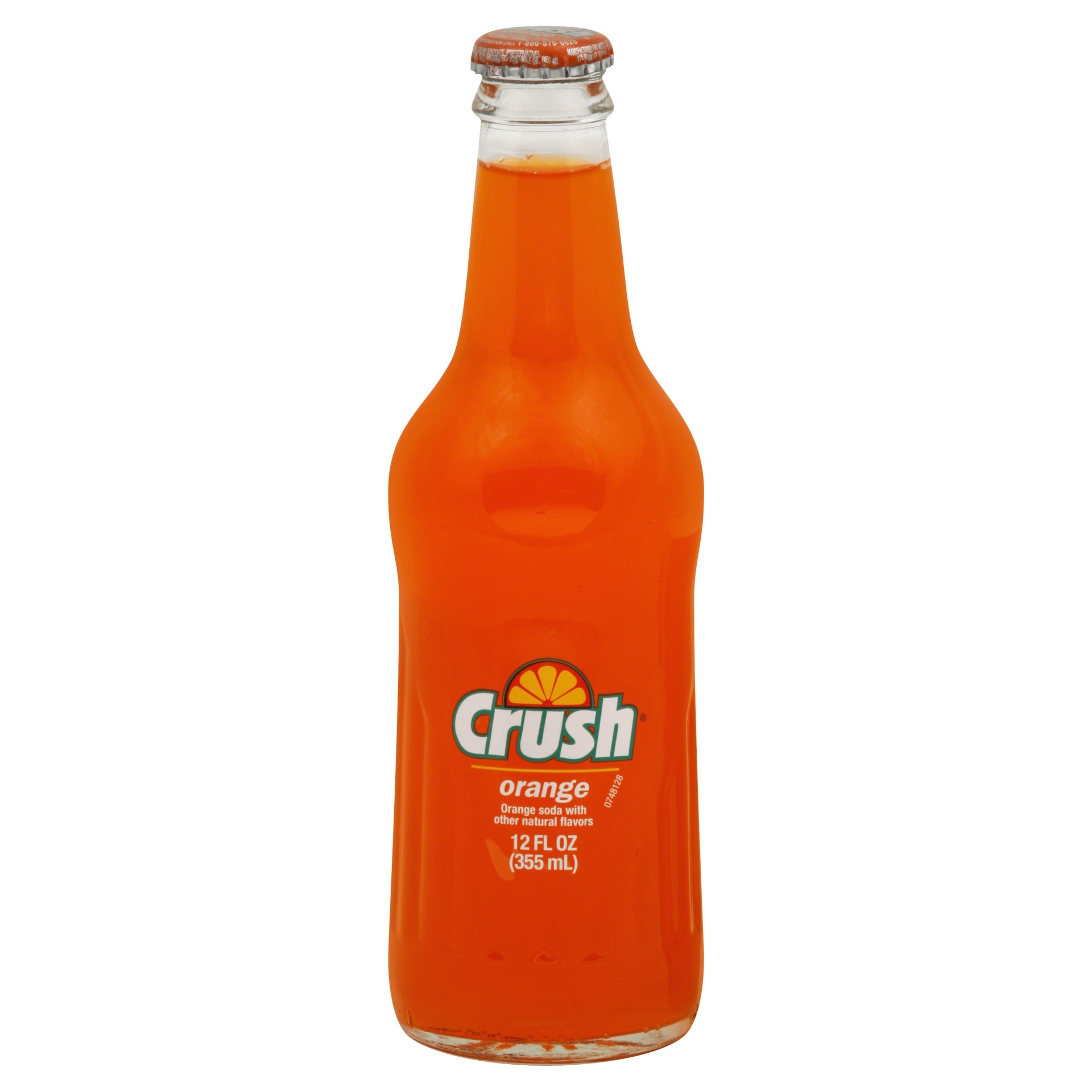 slide 1 of 1, Crush Orange, 12 oz