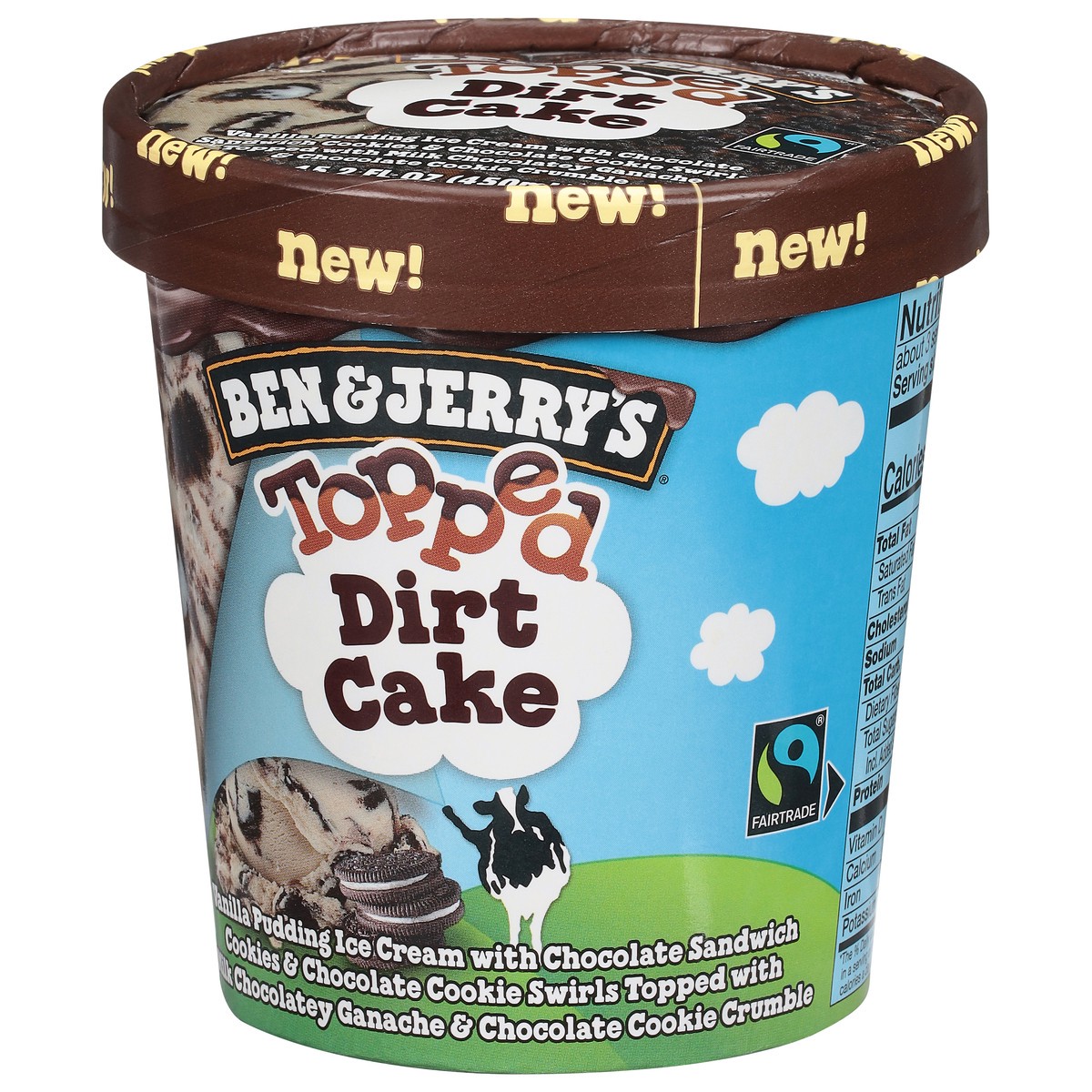 slide 7 of 9, Ben & Jerry's Topped Dirt Cake Ice Cream 15.2 fl oz, 15.2 oz