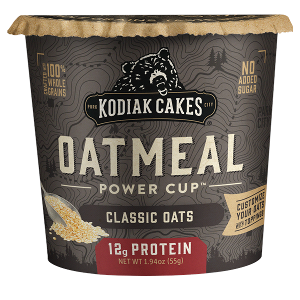 Kodiak Cakes Oatmeal Classic Power Oats, Plain Oatmeal In A Cup 1.94 oz