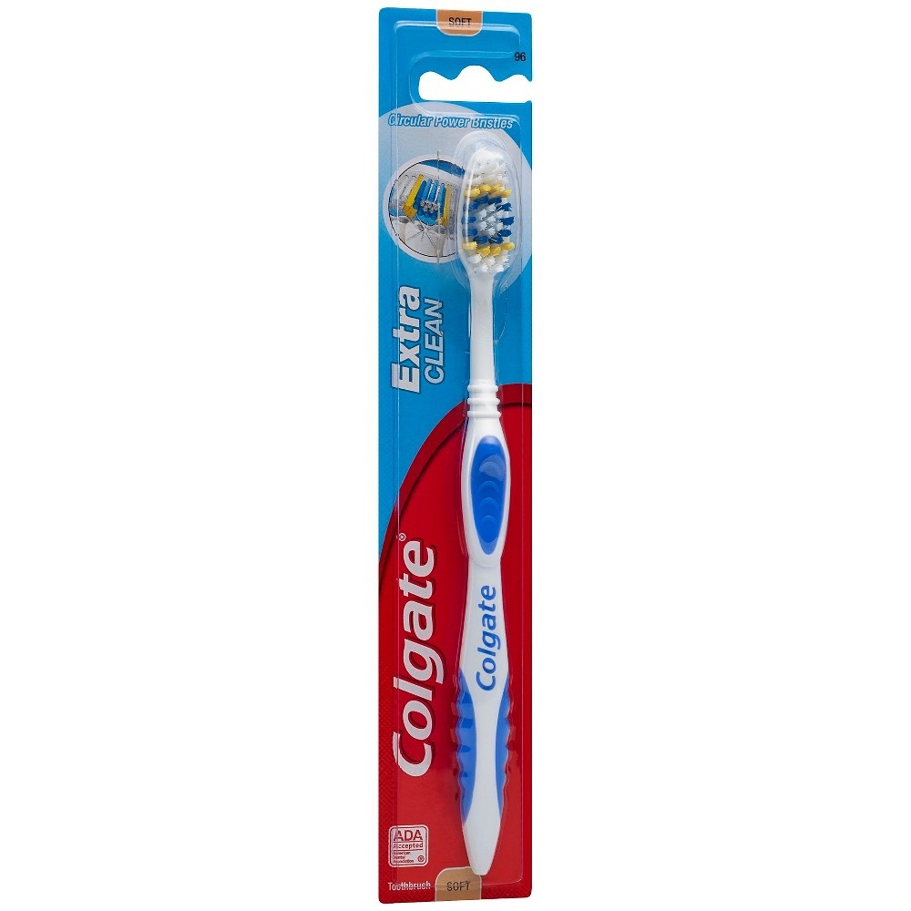 slide 3 of 6, Colgate Extra Clean Soft Toothbrush, 1 ct