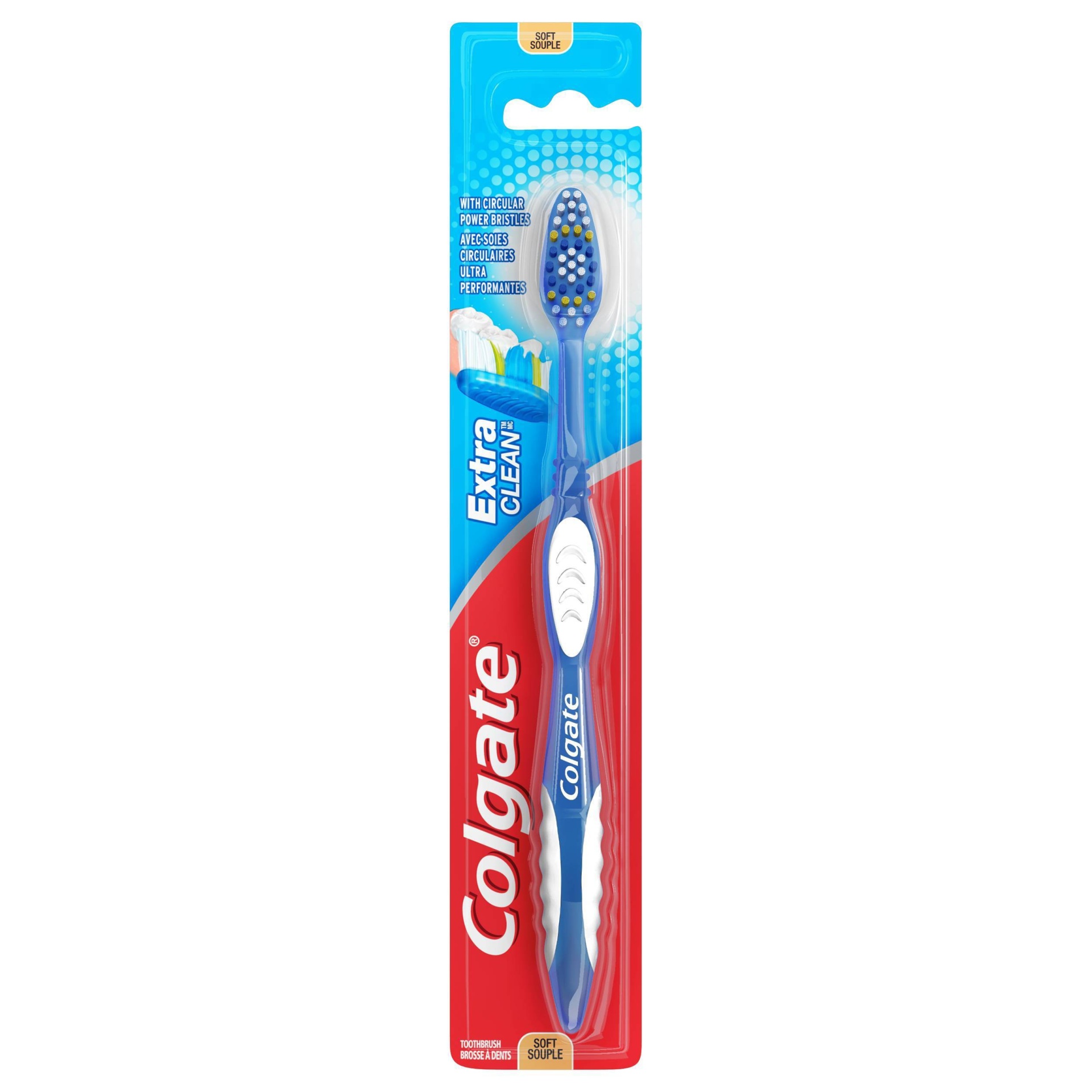 slide 1 of 6, Colgate Extra Clean Soft Toothbrush, 1 ct