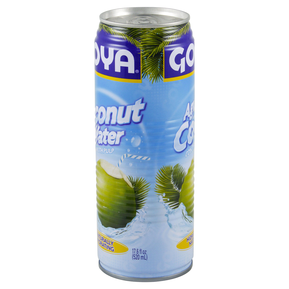 slide 6 of 6, Goya Coconut Water with Pulp, 17.6 fl oz