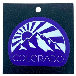 Colorado Mountain Solar Rayz Sticker