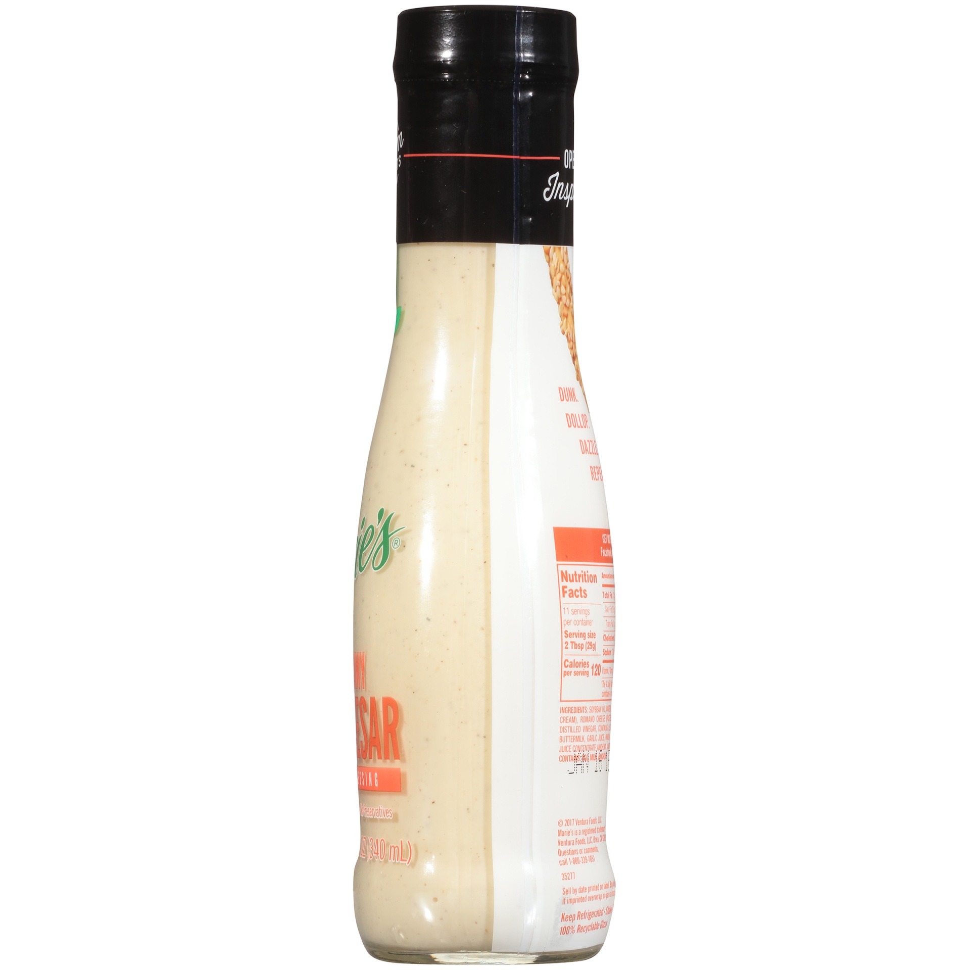 slide 5 of 8, Marie's Creamy Caesar Dressing 11.5 fl oz, 