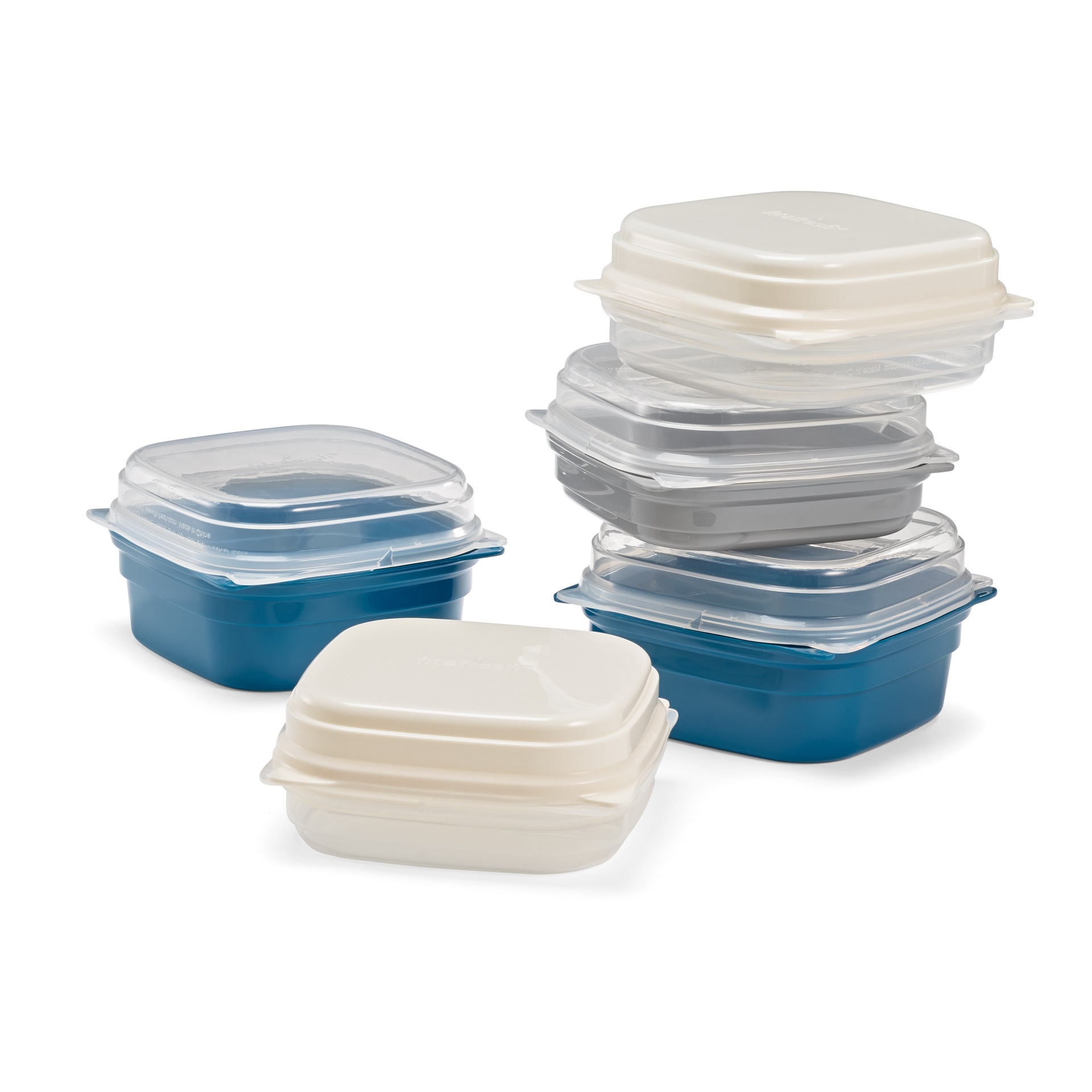 slide 1 of 2, Fit & Fresh Mix & Match Containers, 1 ct