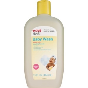 slide 1 of 1, CVS Health Tear Free Hair & Body Baby Wash, 15 fl oz