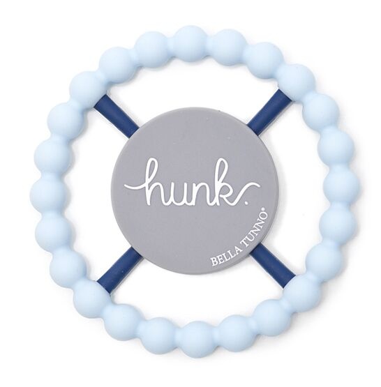 slide 1 of 1, Bella Tunno Light Blue Hunk Teether, 1 ct