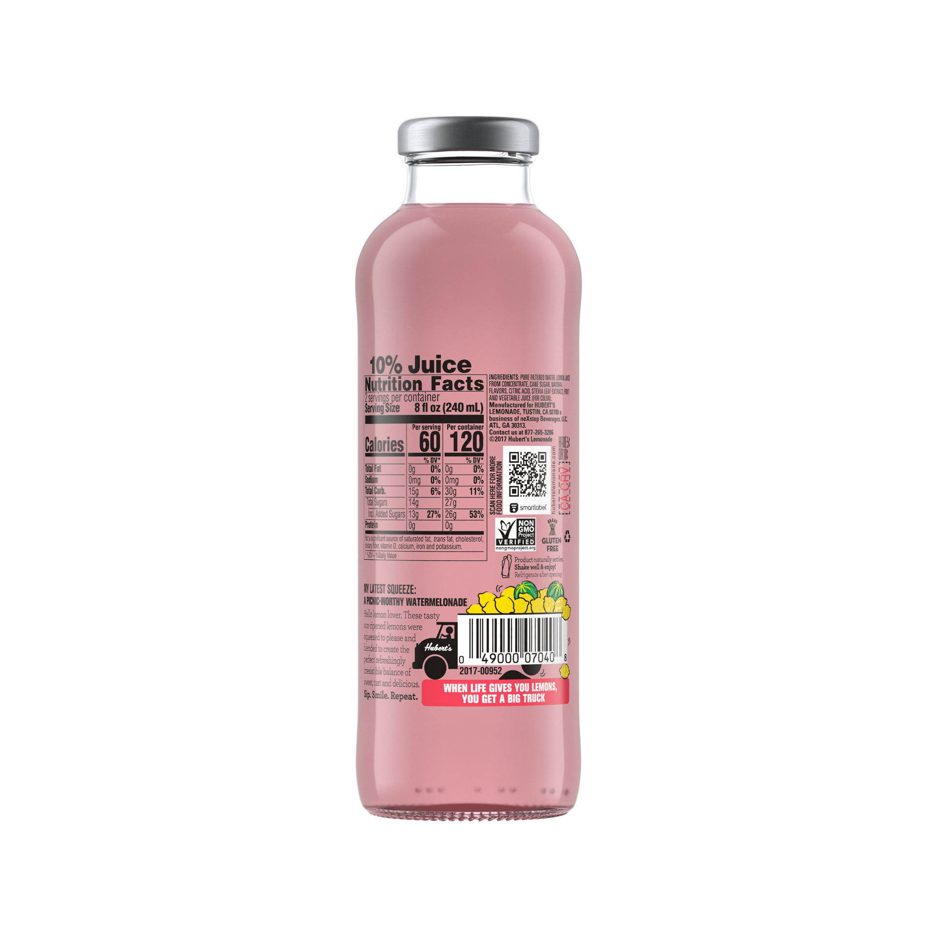 slide 3 of 5, Hubert's Hubert Watermelon Lemonade, 16 fl oz