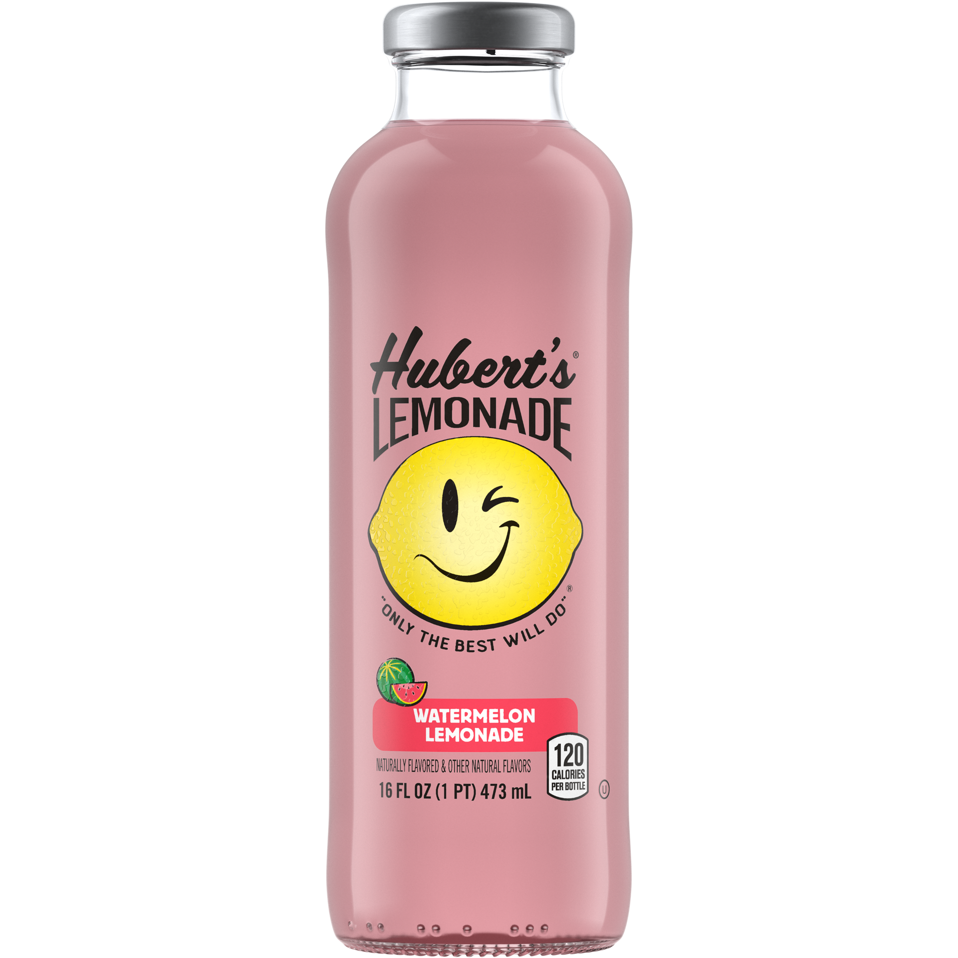 slide 1 of 5, Hubert's Hubert Watermelon Lemonade, 16 fl oz