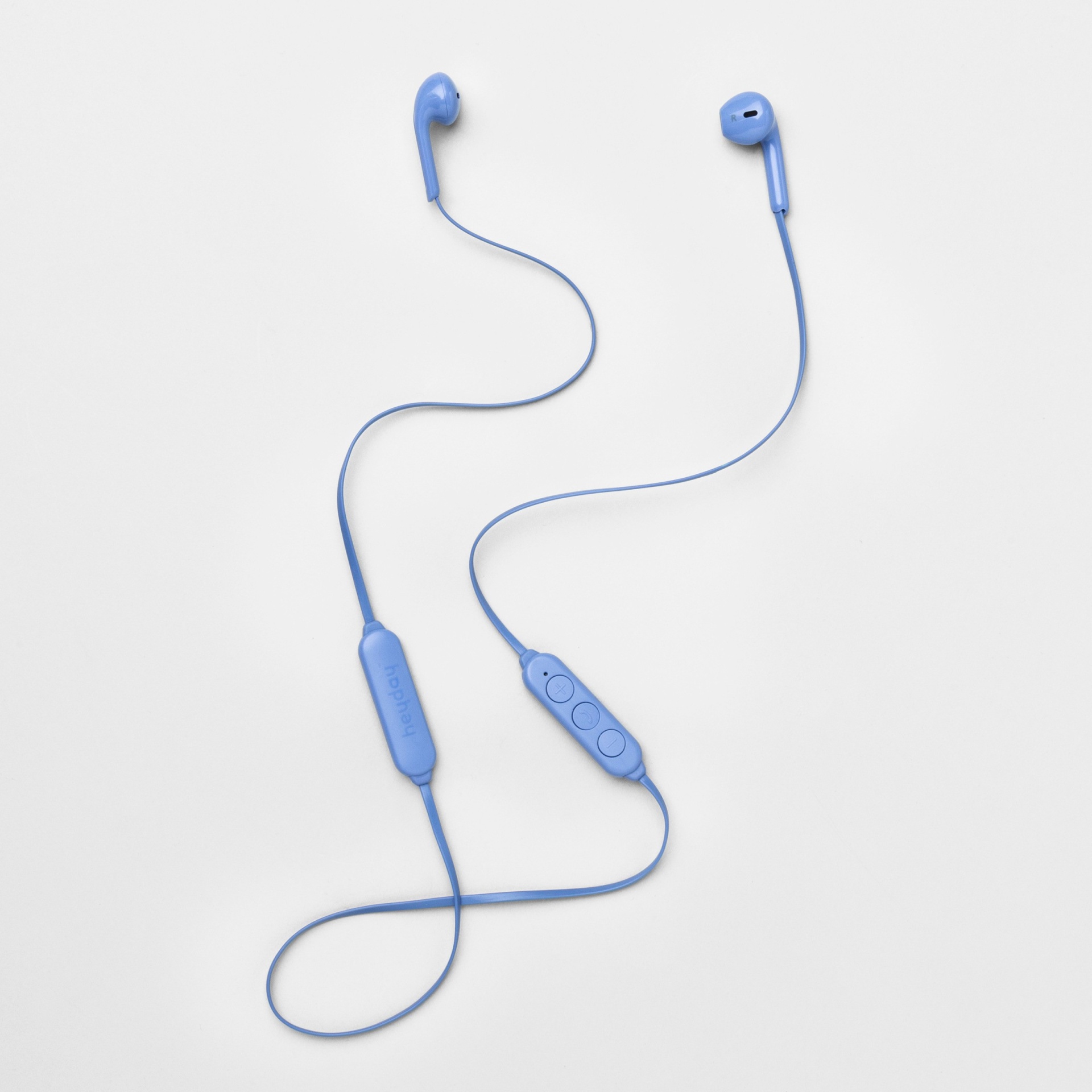 slide 1 of 4, Heyday Wireless Bluetooth Flat TPE Earbuds - Bicycle Blue, 1 ct